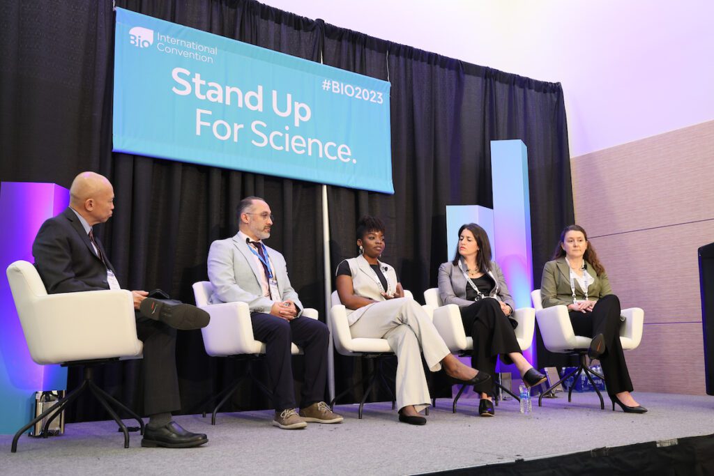 Conquering RSV panel at the 2023 BIO International Convention with speakers from GSK, Pfizer, Merck, and more