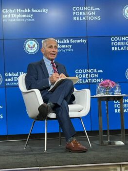 Dr. Fauci at the State Department and Council on Foreign Relations event on November 13, 2023