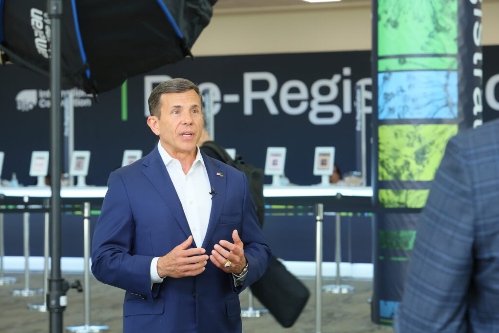 BIO CEO John F. Crowley interviewed at the BIO International Convention 2026 in San Diego