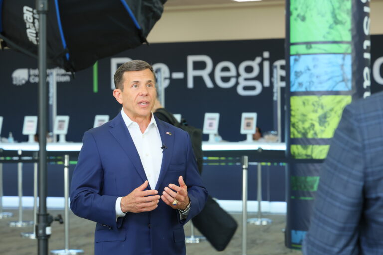 BIO CEO John F. Crowley interviewed at the BIO International Convention 2026 in San Diego