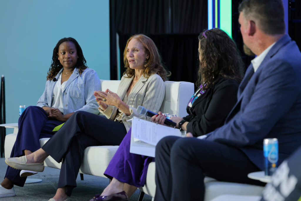 Marci McCue shares her experience being the first patient to get CAR-T cell therapy for MS at the BIO 2026 International Convention in San Diego.