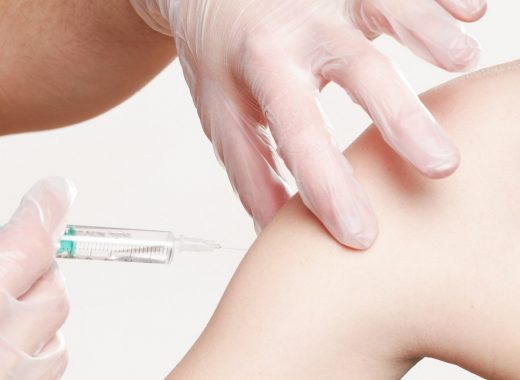a person receiving a vaccine